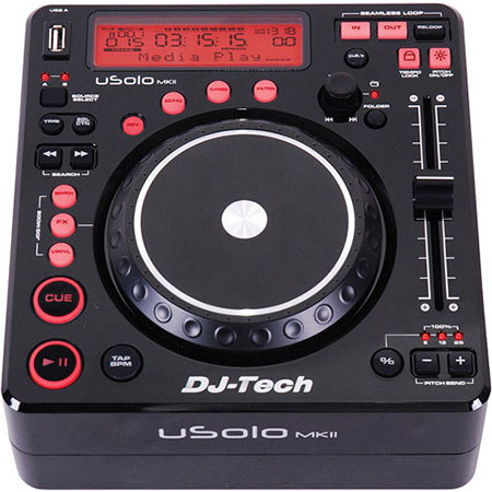 DJ Tech U Solo MKII Digital Music Controller for USB 2.0/1.1/1.0 Audio Devices