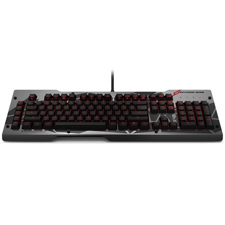 Das Keyboard Division Zero X40 Pro Non-Clicky Linear Wired Keyboard, Green