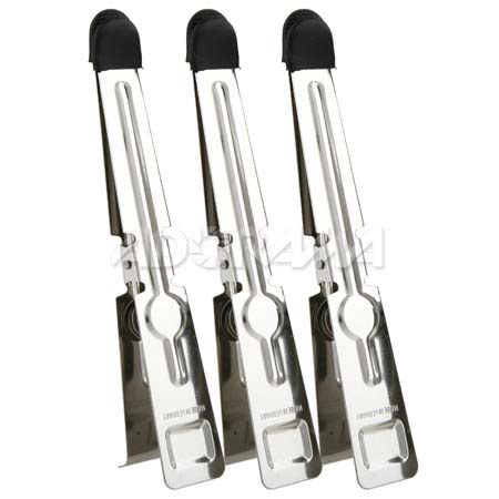 Adorama Print Processing Stnls Steel Tongs, Pack of 3