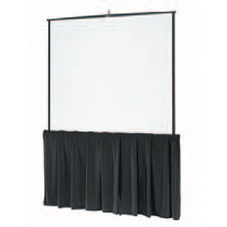 Da-Lite 94135 Black Tripod Skirt for 84 in Wide Screens