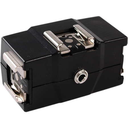 DLC Triple Flash Shoe 3.5mm Synch Adapter