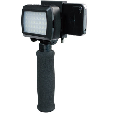 DLC Dot Line Corp DL-0902 Grip Kit for iPhone 4 4S Arm 1/4 LED, Light Black