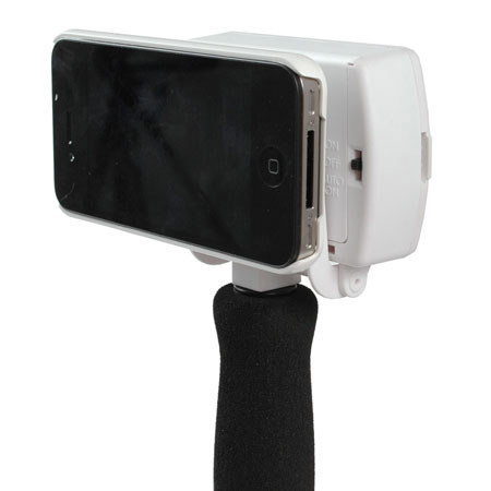 DLC Dot Line Corp DL-0902 Grip Kit for iPhone 4 4S Arm 1/4 LED, White