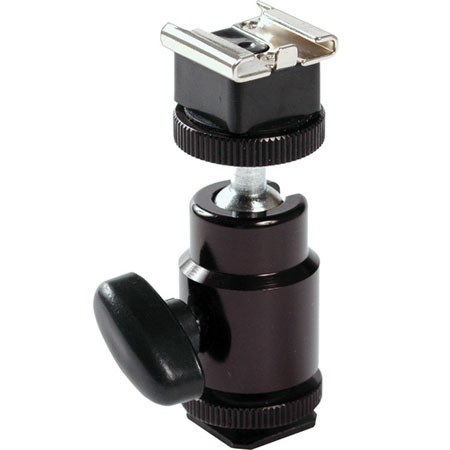 DLC DL-0614 Mini Ball Head with Accessory Foot and Accessory Shoe