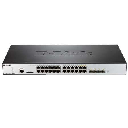 D-Link DWS-3160-24TC Unified Wireless Gigabit 24 Port PoE L2+ Switch