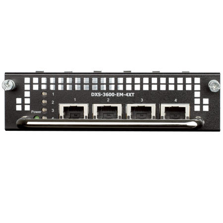 D-Link 4-Port 10GBASE-T Expansion Module for DXS-3600 Switches