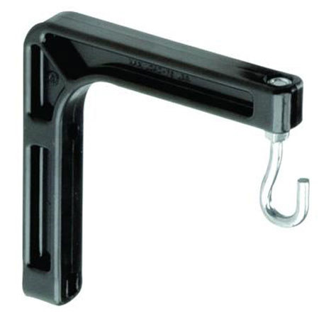 Da-Lite 6" Extension Wall Brackets (2) #6, Black