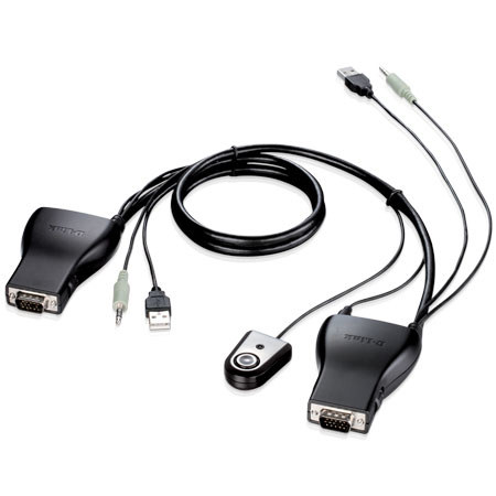 D-Link 2-Port USB KVM Switch with Audio Support