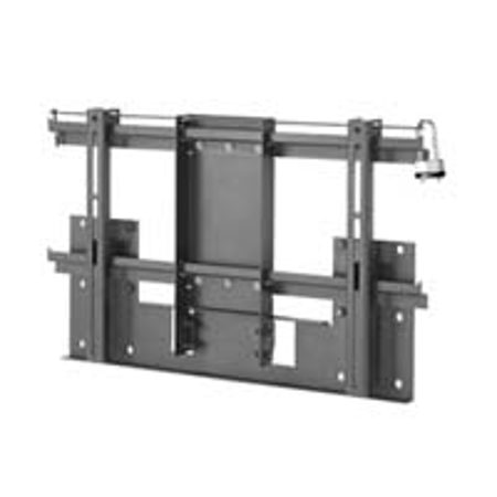 Da-Lite PWMP-1600 Universal Plasma Wall Mount with Tilt, Supports up to 150 lbs., Color: Black