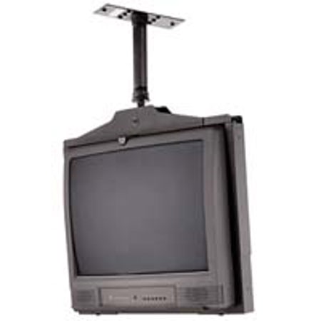 Da-Lite Adjustable Ceiling Mount for 36" - 42" Diagonal Televisions or Monitors. Supports up to 300lbs, Color Black.
