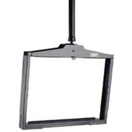 Da-Lite Advance Quick Link Plasma Ceiling Mount for 27" - 35" Diagonal Televisions or Monitors. Supports up to 300lbs, Color Black.