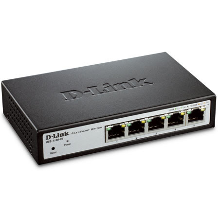 D-Link EasySmart DGS-1100-05 5-Port Gigabit Switch