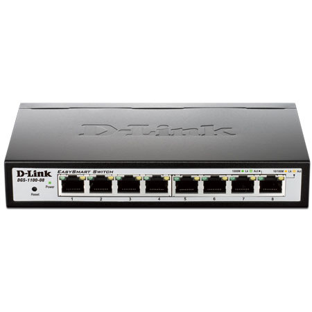D-Link EasySmart 8 Port Gigabit Ethernet Switch