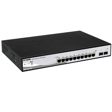 D-Link DGS-1210-10P 10-Port PoE Gigabit WebSmart Switch