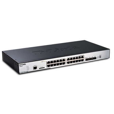D-Link xStack Managed 24-Port Gigabit Stackable L2 Switch