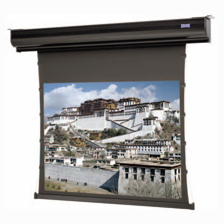 Da-Lite Tensioned Contour Electrol Video Format Wall or Ceiling Mounted Electric Screen, 50x67", 84" Diagonal, Da-Mat Surface