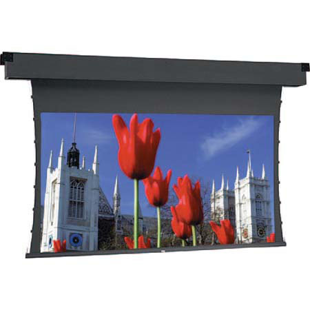 Da-Lite Tensioned Director Electrol Video Format Ceiling Recessed Electric Screen, 60x80", High Contrast Cinema Vision Surface