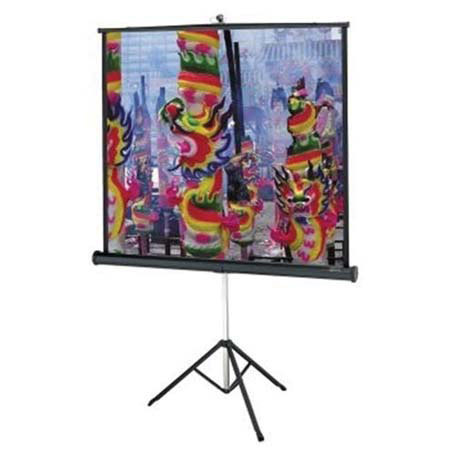 Da-Lite Versatol Tripod Projection Screen, Square Format, 84x84" Matte White