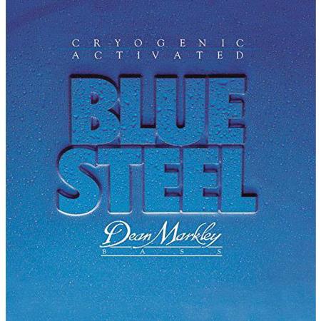 Dean Markley Blue Steel NPS Bass Guitar Strings, 4-String Set, 2 Pack