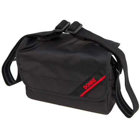 Domke F-5XB Limited Edition Nylon Ripstop RuggedWear Shoulder and Belt Bag, Water-Resistant, Black