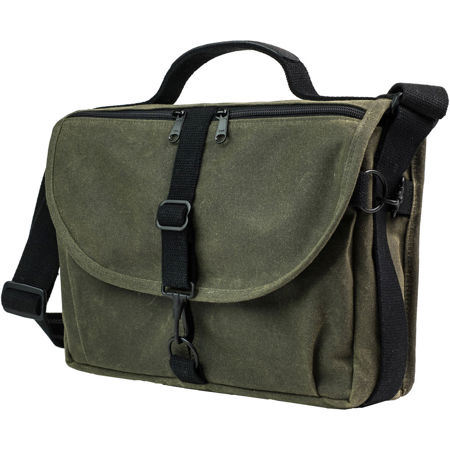 Domke F-803 RuggedWear Canvas Messenger Bag, Military Green 701-83M