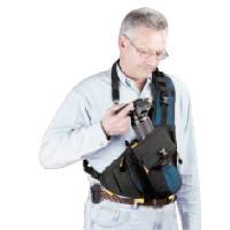 Domke Giraffe 10, Holster Style Chest Bag, Black & Lagoon. #DQV81L