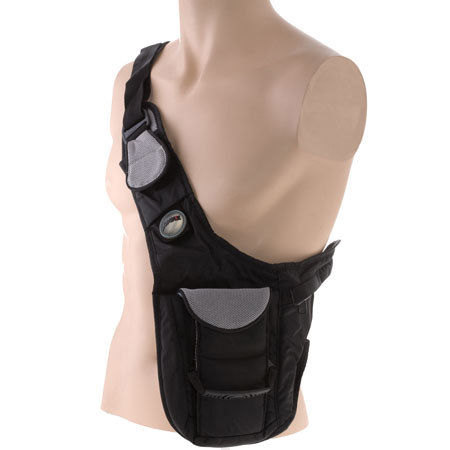 Domke Sling 10 Camera Pouch with Strap, Black, Silver