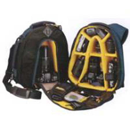 Domke Spider 10 Multi Format Compact Photo Backpack, Black & Lagoon. #DQB10L