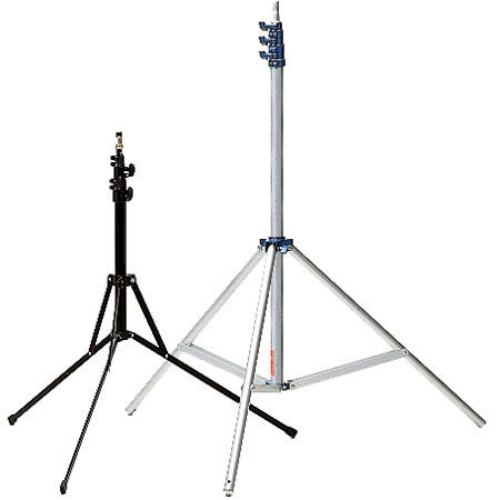 Dynalite 470 6-1/2 feet Retractable Lightstand, Black