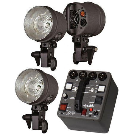 Dynalite Mk8-12fe1Kit with MP800 800W/s RoadMax Power Pack, Two MH2050 Roadmax Flash Head, Free Additional Mh2050 Flashhead