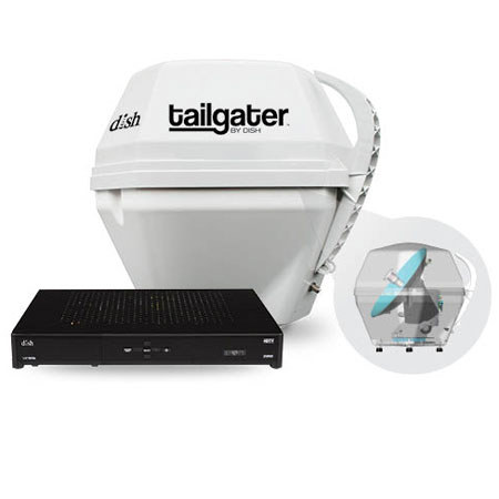 Dish Network VQ2510 Tailgater Portable HDTV System Bundle