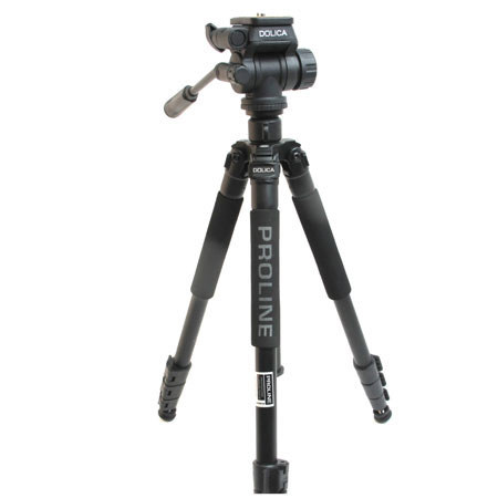 Dolica AX620B100 62" Professional Tripod w/Ball Head & Video Pan Head