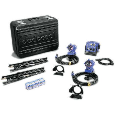 Dedolight Dedocool 500 watt Standard Quatrz Lighting Kit with 2 COOLH Heads