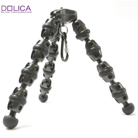 Dolica DSLR Transformer Flexible Tripod, 10", Gun Metal