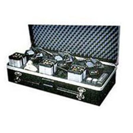 Dedolight Heavy Duty Transport Case with Wheels Holds Three DLH400D Light Heads.