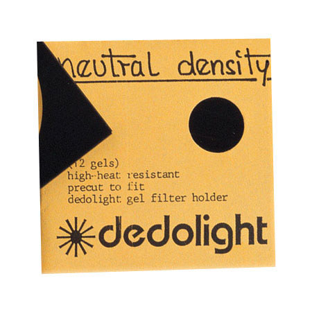 Dedolight Neutral Density Gel Set for 100/150 Series Lights, Set of 12 Filters