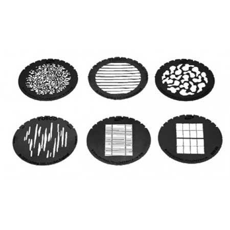 Dedolight 6 Gobo A Size Steel Set for DP400 Imager