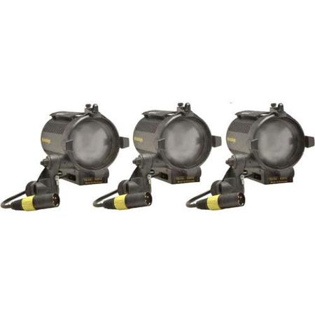 Dedolight KA24BU Basic Kit with Three 150W Heads and Three Dimmable Power Supplies