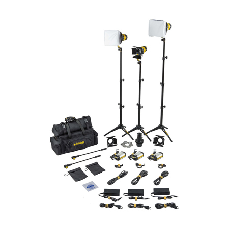 Dedolight LED Standard Daylight 3-Light Kit