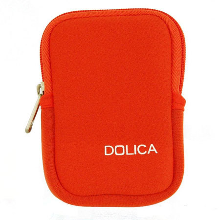 Dolica Point & Shoot Neoprene Slim Case, Orange