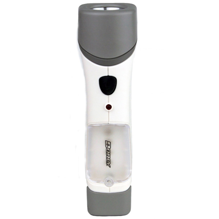 Dorcy 23 Lumens Failsafe Rechargeable LED Emergency Light Flashlight, White/Grey