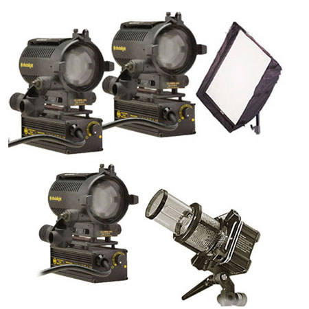 Dedolight S3BU Basic Hustler 4-Light Kit