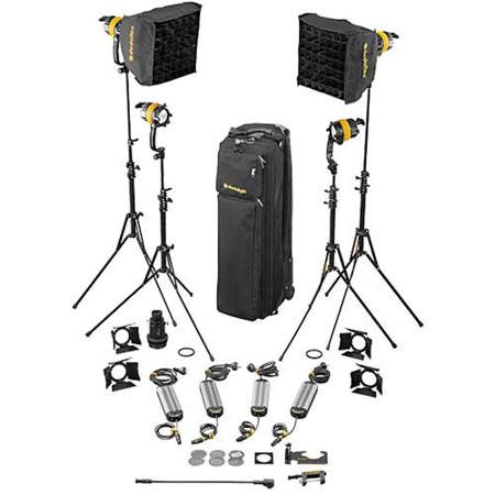 Dedolight Bi-Color LED 4-Light Basic Kit (AC Operation)