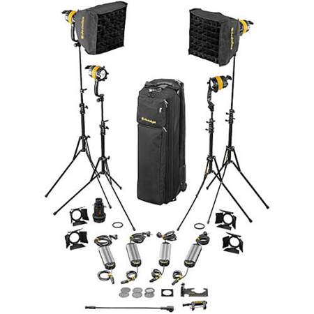 Dedolight Daylight LED 4-Light Basic Kit (AC Operation)