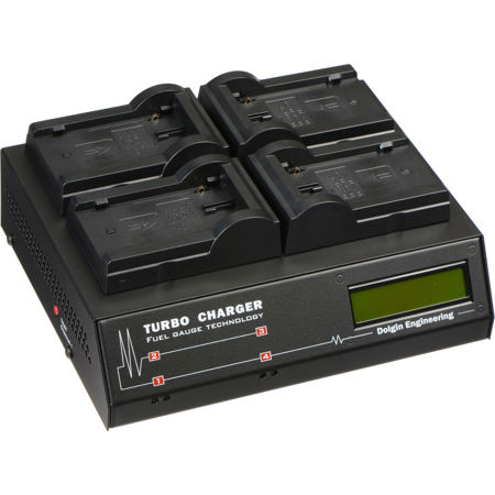 Dolgin Engineering TC400-CAN 4-Position Battery Charger for Canon XL2 Series Batteries and Canon C100, C300, C500 Cinema Camera Batteries