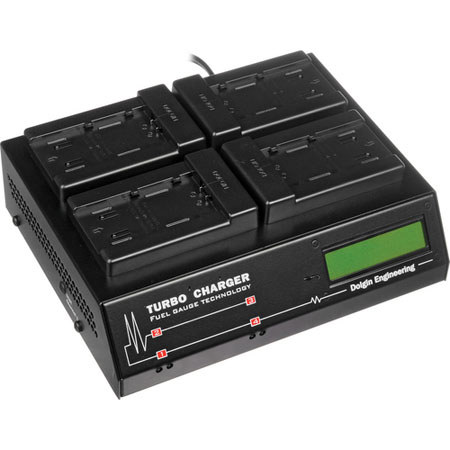 Dolgin Engineering TC400 4-Position Battery Charger, Built-In Battery Plate