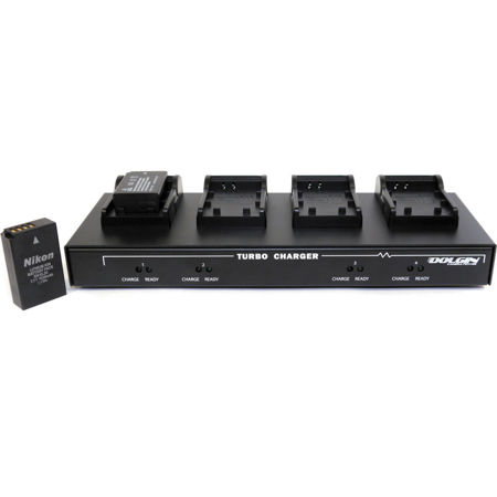 Dolgin Engineering TC40 Four Position Charger for Nikon EN-EL20 Batteries