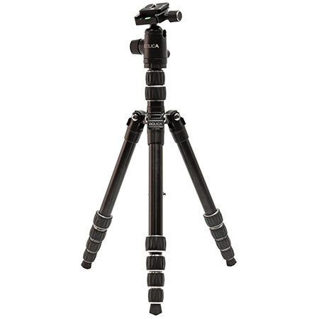 Dolica 57" Premium Reversible Tripod with Premium Ball Head, Black