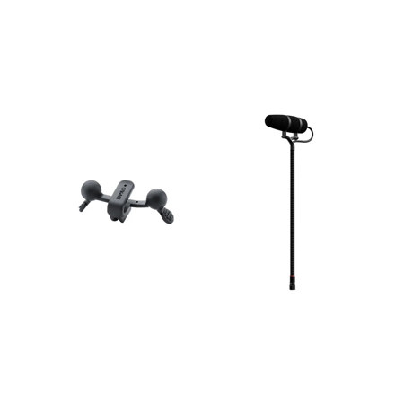DPA Microphones 4099 CORE+ Instrument Microphone with Clip for Saxophone, Black