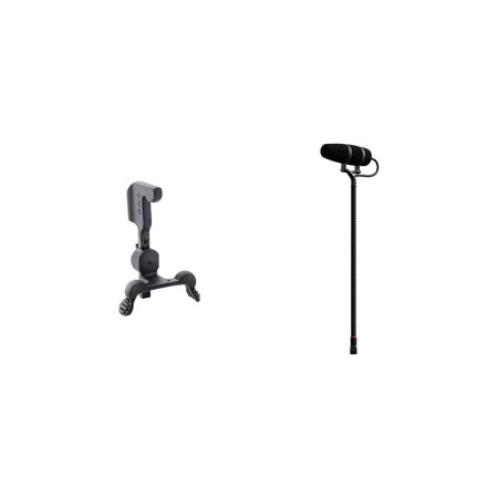 DPA Microphones 4099 CORE+ Instrument Microphone with Clip for Violin, Black